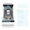 Schutzfolien Kaffeemaschine passend für ECAM CLASS 550.55 Made in Germany, Abtropfschale Kratzschutz-Folie Displayschutzfolie